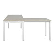 Prowork Office Desk with Extension in Melawood 1000W X 732H mm with 22 mm Top (Side of Desk)