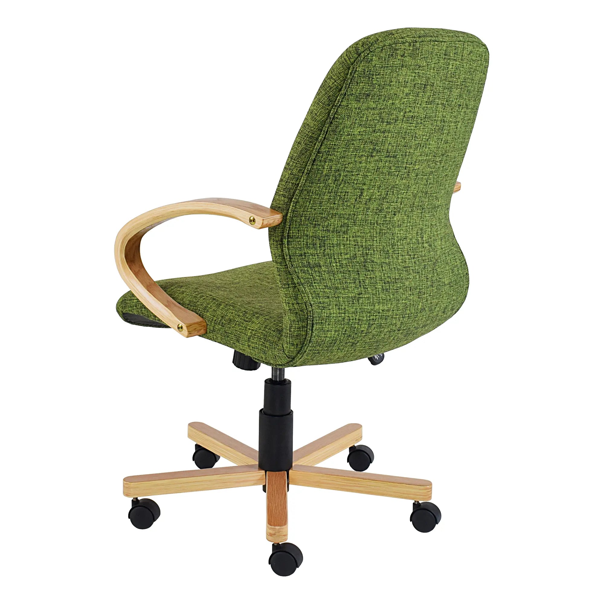 Dark Olive Green Tammy Boomerang Medium-back Office Chair