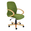 Dark Olive Green Tammy Boomerang Medium-back Office Chair