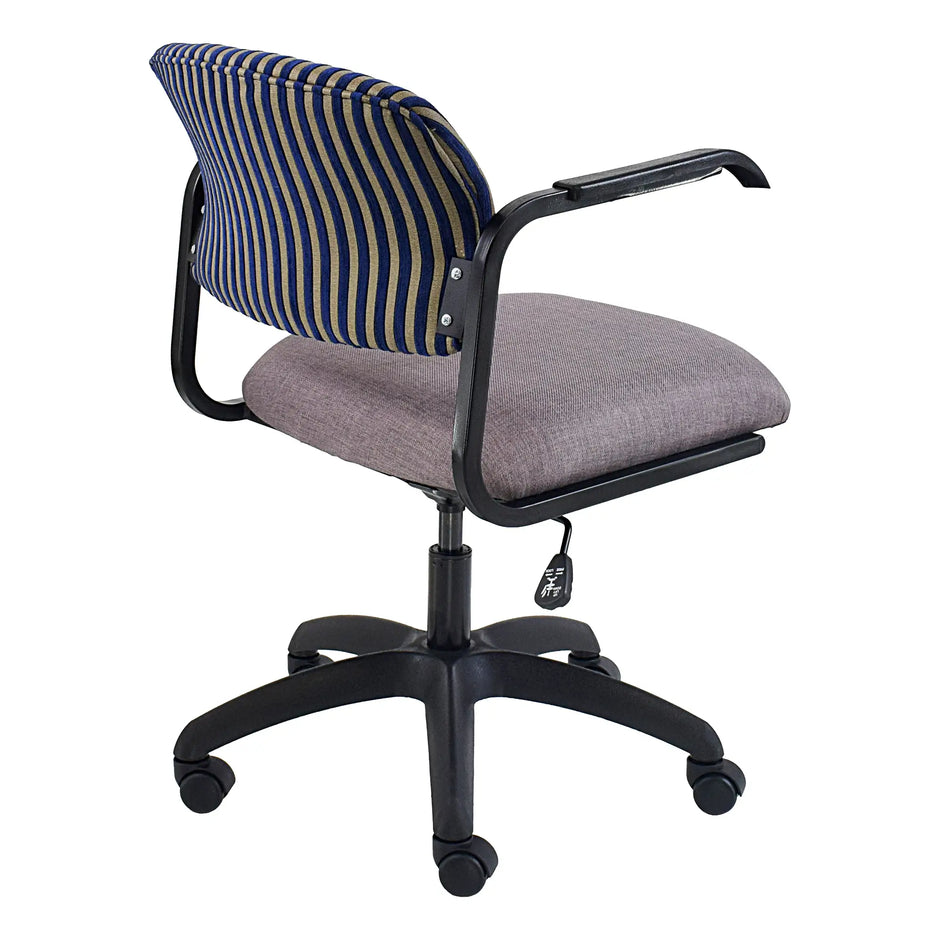 Dark Slate Gray Utility Medium-back with Arms Office Chair