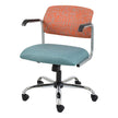 Light Slate Gray Utility Medium-back with Arms Office Chair