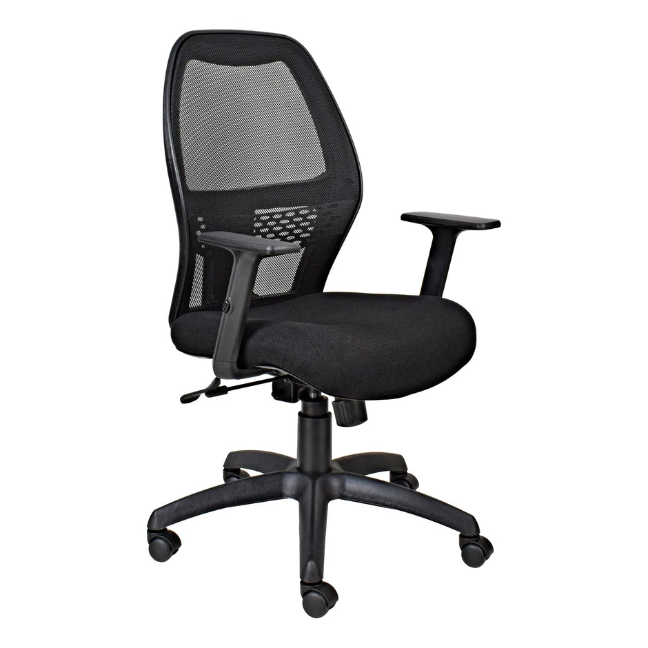 Dark Slate Gray Xenon Netted Medium-back Office Chair