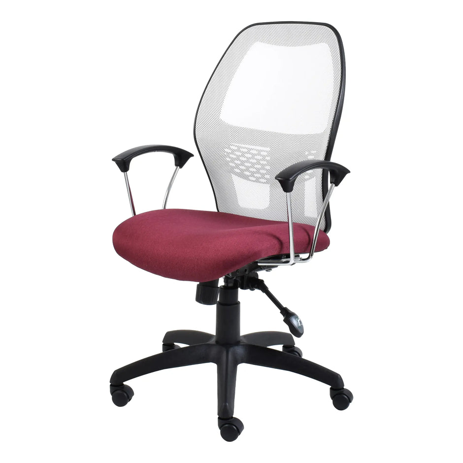 Dark Slate Gray Xenon Netted Medium-back Office Chair