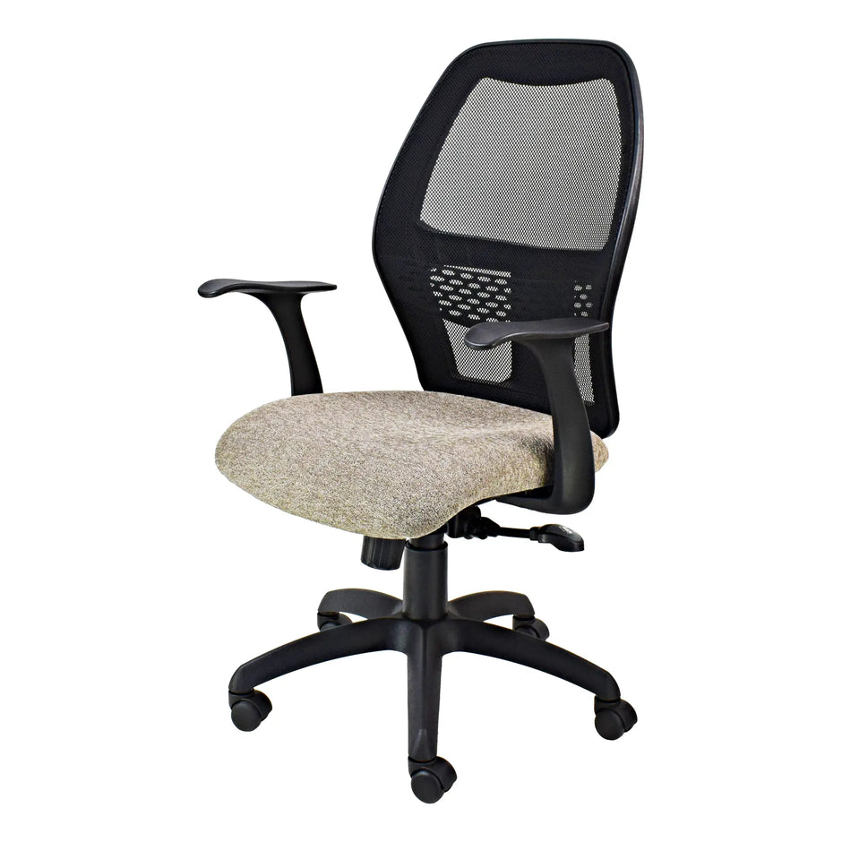 Gray Xenon Netted Medium-back Office Chair