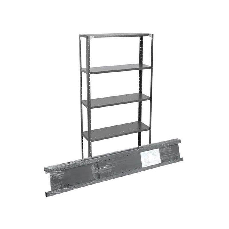 Steel Shelving Unit - Powder Coated - Size: 1900H x 910W x 450D Steel Shelving [Office Stock]