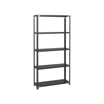 Steel Shelving Unit - Powder Coated - Size: 1900H x 910W x 380D Steel Shelving [Office Stock]