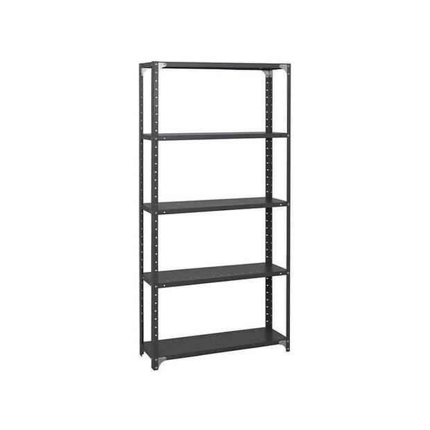 Steel Shelving Unit - Powder Coated - Size: 1900H x 910W x 450D Steel Shelving [Office Stock]