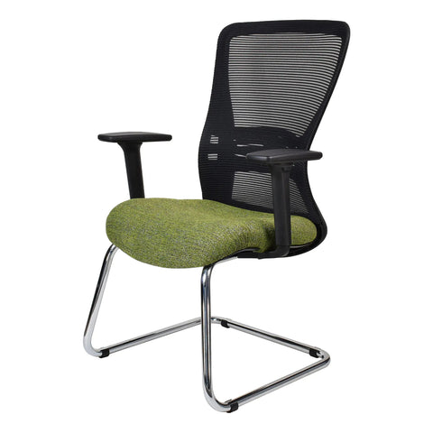 Zhavia Netted Visitor Office Chair Visitor Office Chair [Office Stock]