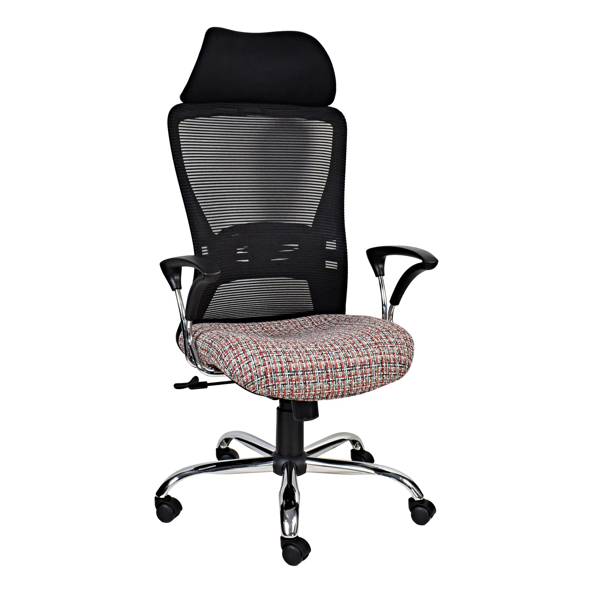 Zhavia Netted High-back Office Chair with Headrest