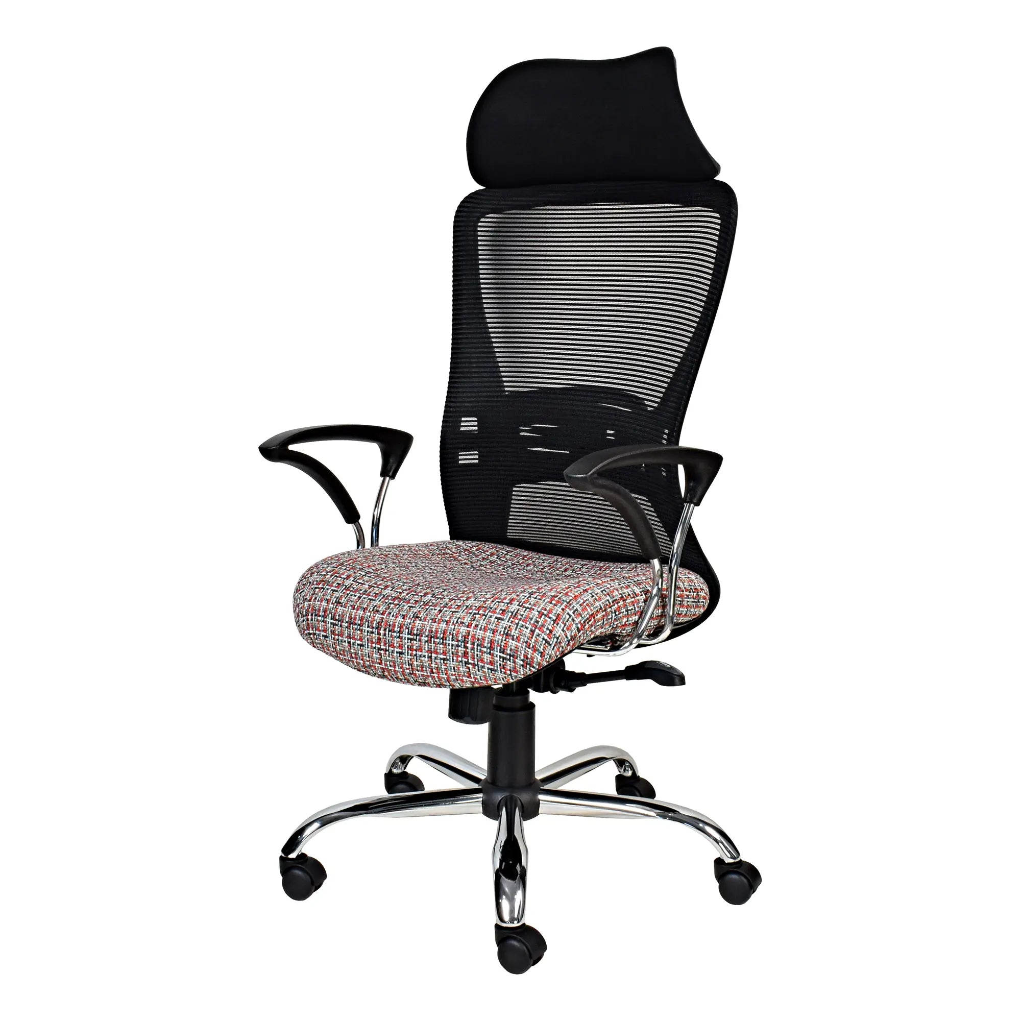 Zhavia Netted High-back Office Chair with Headrest