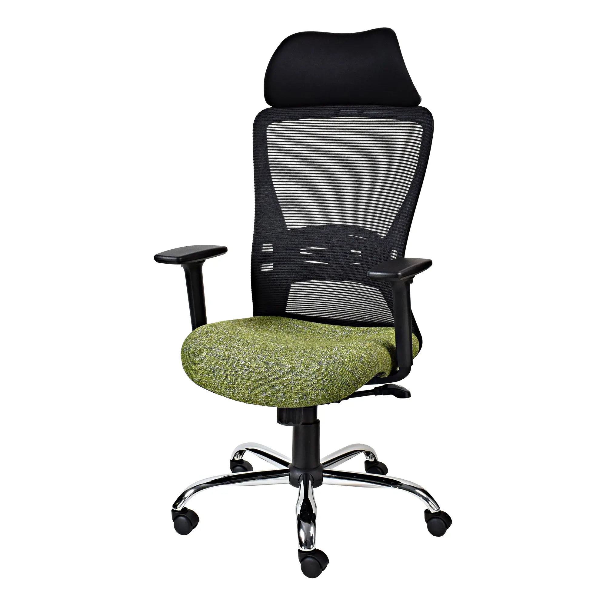 Zhavia Netted High-back Office Chair with Headrest