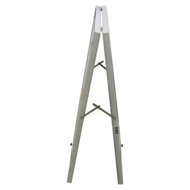 A-Frame Chalk Board by 67, a Portable Chalkboard with Steel Frame, 900 x 600 mm, Powder Coated, Standing at 960 mm When Open, Featuring a 35 mm Wide Frame and Weather-Resistant Design for Easy Board Replacement.