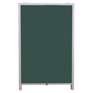 67 a-Frame Chalk Board with Steel Frame, 900 x 600 mm, Lockable Chalkboard, Powder Coated, Weather Resistant, Standing at 960 mm When Open, with Easily Removable and Replaceable Board.