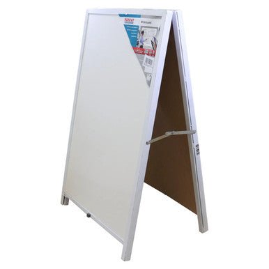 A-Frame Whiteboard (Aluminium Frame 900*600mm) - Office Stock Group