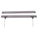 Product A1 Aluminium Poster Hanging Batten Set (600 mm) BG9201, Aluminium Poster Hanging Battens with Adjustable Hanging Cords for Displaying Posters and Signs.