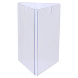 A5 Three Sided Acrylic Table Talker - Additional View 3