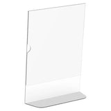 Acrylic Menu Holder – Single Sided – A4 Portrait – Box 5