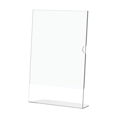 Acrylic Menu Holder - Single Sided - A5 Portrait - Box 5
