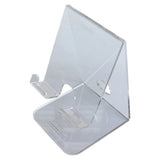 Acrylic Tablet or Phone Stand DP0402, Transparent Acrylic Stand for Holding Tablets and Smartphones.