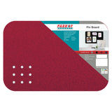 Adhesive Pin Board (No Frame - 600*450mm - Red)
