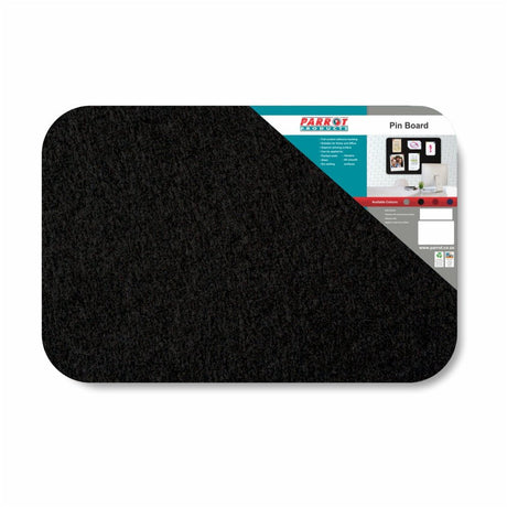 Adhesive Pin Board (No Frame – 900 × 600mm – Black)