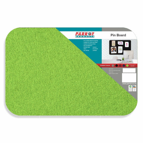 Adhesive Pin Board (No Frame – 900 × 600mm – Lime)