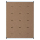 Africa General Educational Map (1500 x 1200 mm) MP5434, Brown Cardboard Back View of the Map with Parrot Products Logo Patterns.