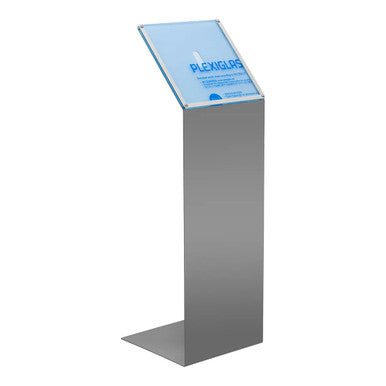 Agile Steel Display Stand with Plexiglass Display Area