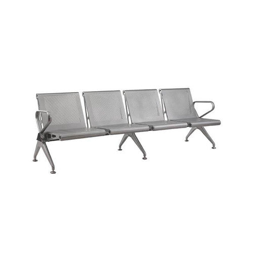 Airport Bench Die Cast Aluminium Four-Seater