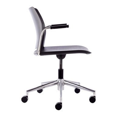 Alfa Polymer Swivel – Only Side Chair with Arms