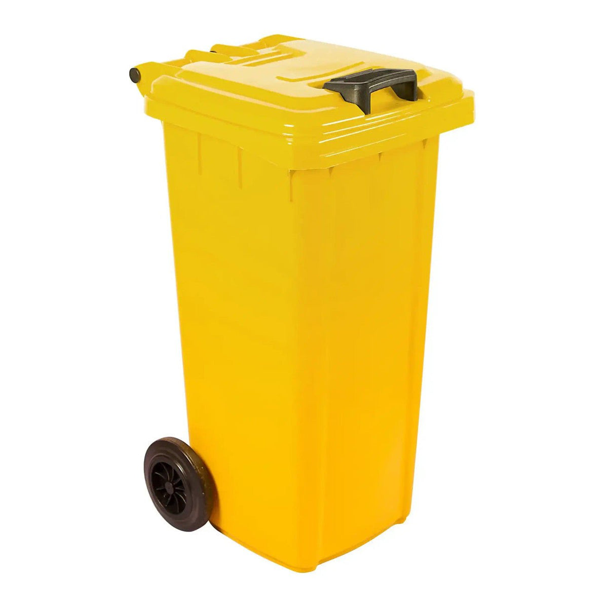 All - Weather Wheelie 120L Yellow Bin - Office Stock Group