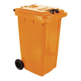 All – Weather Wheelie 240L Orange Bin