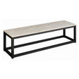 Bench with Mild Steel Frame: Laminate Top