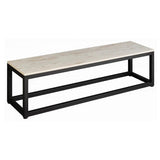 Bench with Mild Steel Frame: Laminate Top