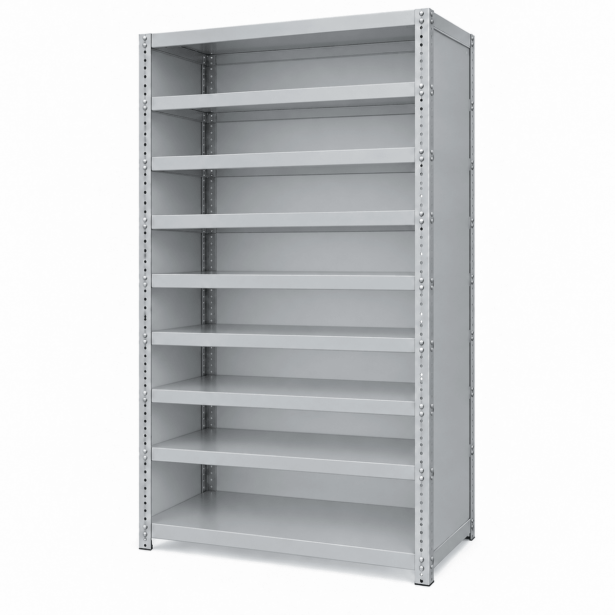 Bolted Closed Steel Shelving Unit – 1900H × 910W × 450D mm