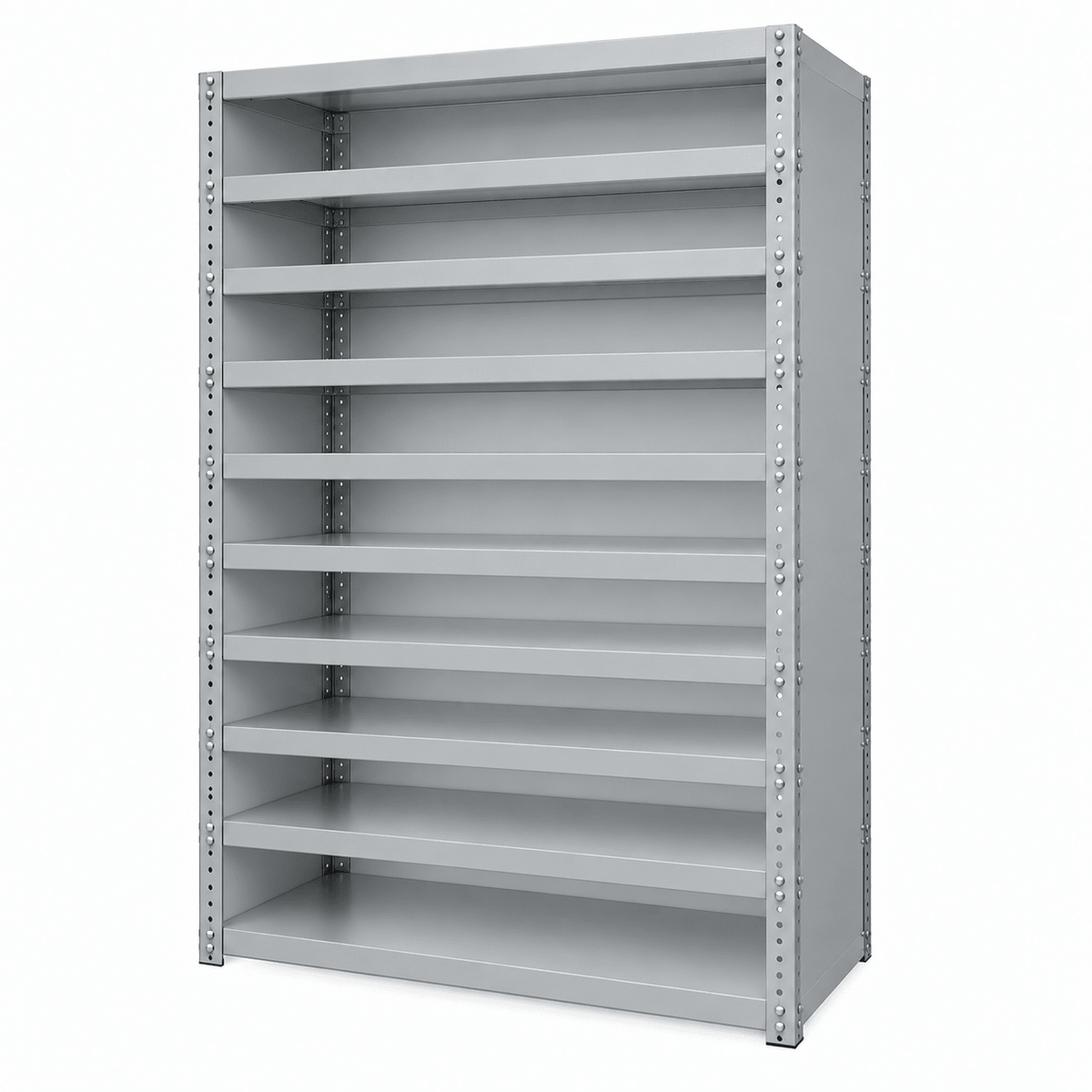 Bolted Closed Steel Shelving Unit – 1900H × 910W × 610D mm