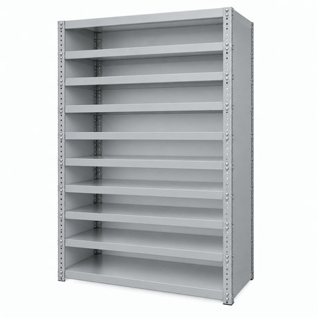 Bolted Closed Steel Shelving Unit – 1900H × 910W × 610D mm