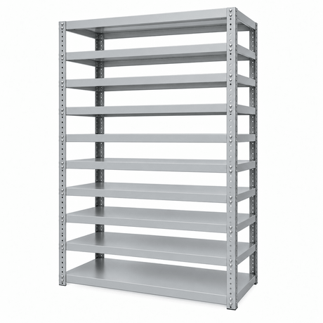 Bolted Open Steel Shelving Unit – 1900H × 910W × 380D mm