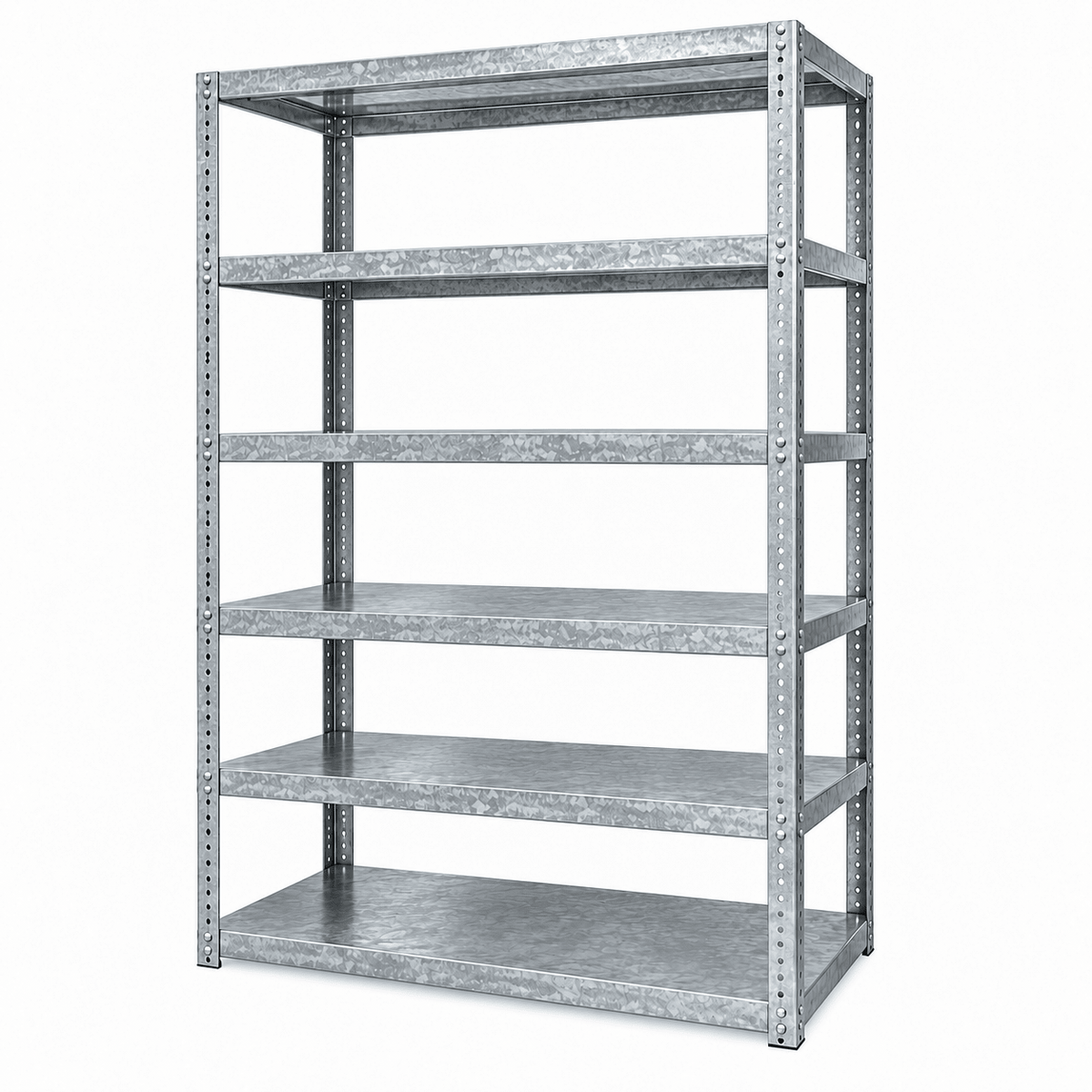 Bolted Open Steel Shelving Unit – 1900H × 910W × 380D mm