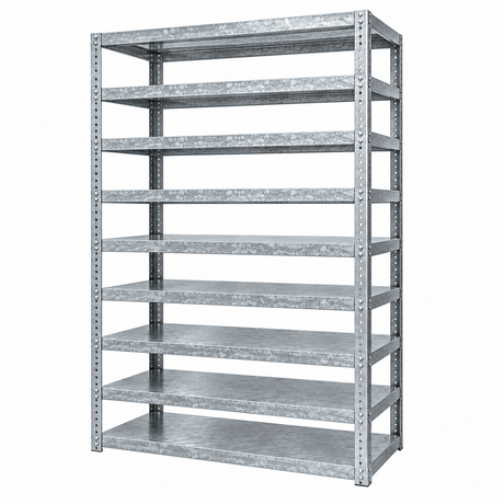 Bolted Open Steel Shelving Unit – 1900H × 910W × 450D mm