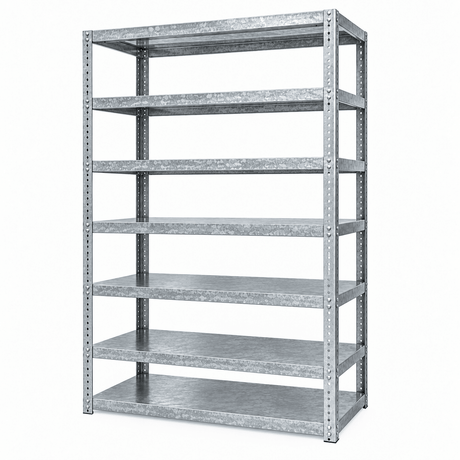 Bolted Open Steel Shelving Unit – 1900H × 910W × 450D mm