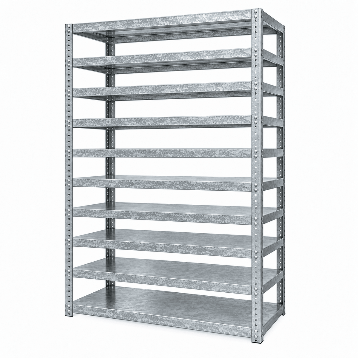 Bolted Open Steel Shelving Unit – 1900H × 910W × 610D mm