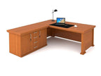 Brazillia Executive Desk in Veneer Wood