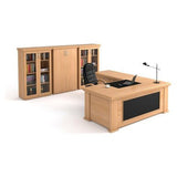 Brazillia Executive Desk in Veneer Wood