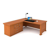 Brazillia Executive Desk in Veneer Wood - Additional View 8