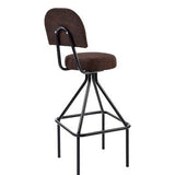 BSB500 – 800 Round Swivel Counter Height Chair with Backrest
