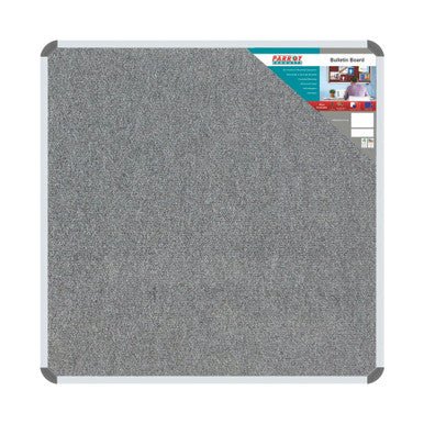 Bulletin Board Ribbed Aluminium Frame (1000x1000mm – Laurel)