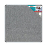 Bulletin Board Ribbed Aluminium Frame (1000x1000mm – Laurel)