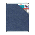 Bulletin Board Ribbed Aluminium Frame (1200x1000mm – Denim)
