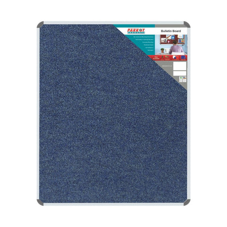 Bulletin Board Ribbed Aluminium Frame (1200x1000mm – Denim)